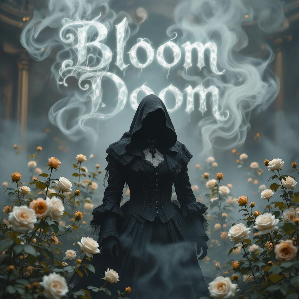 A Supervillain named "Bloom Doom," who wields the power to accelerate the decay of all plant life  by @Espinado 