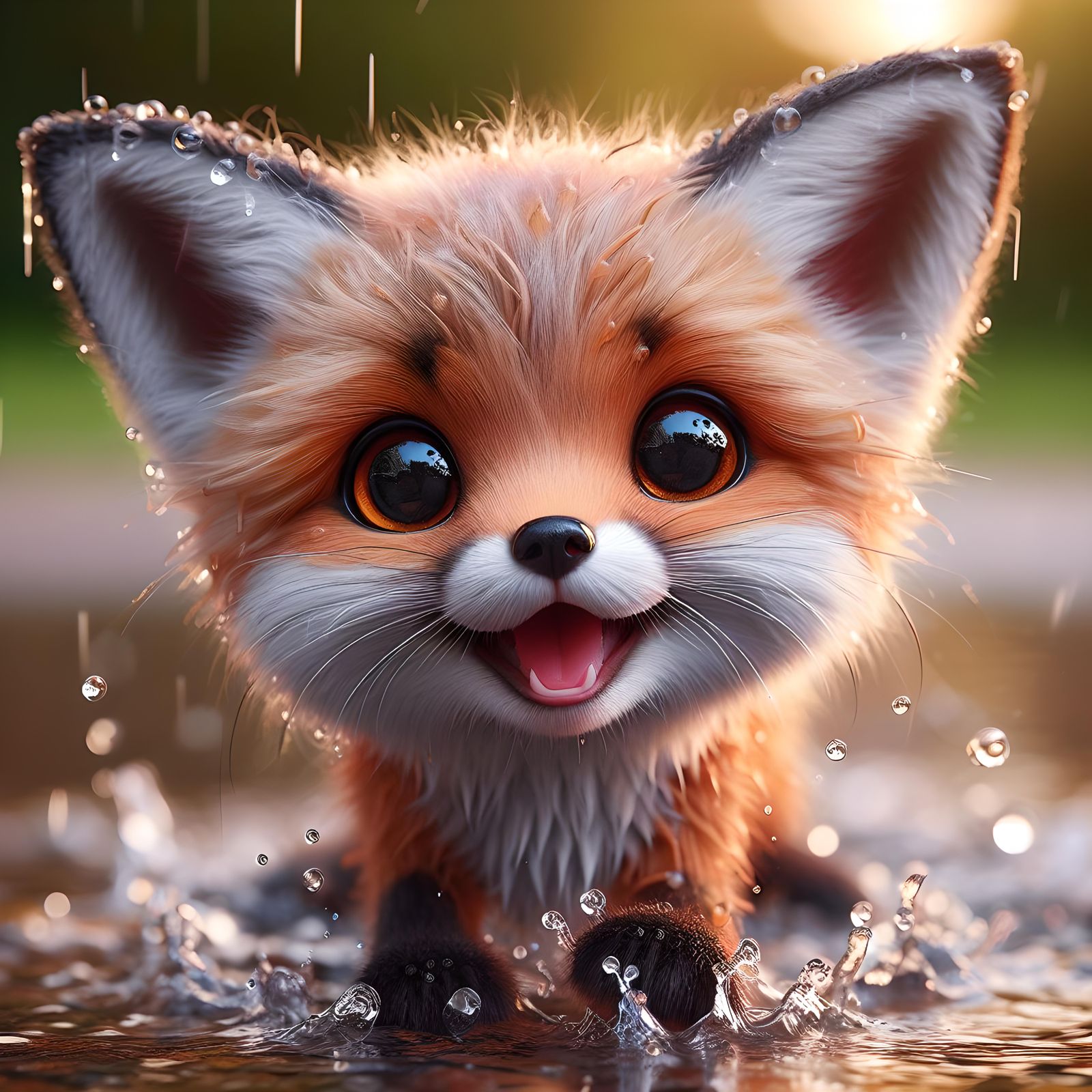 playing in the puddles ☔️