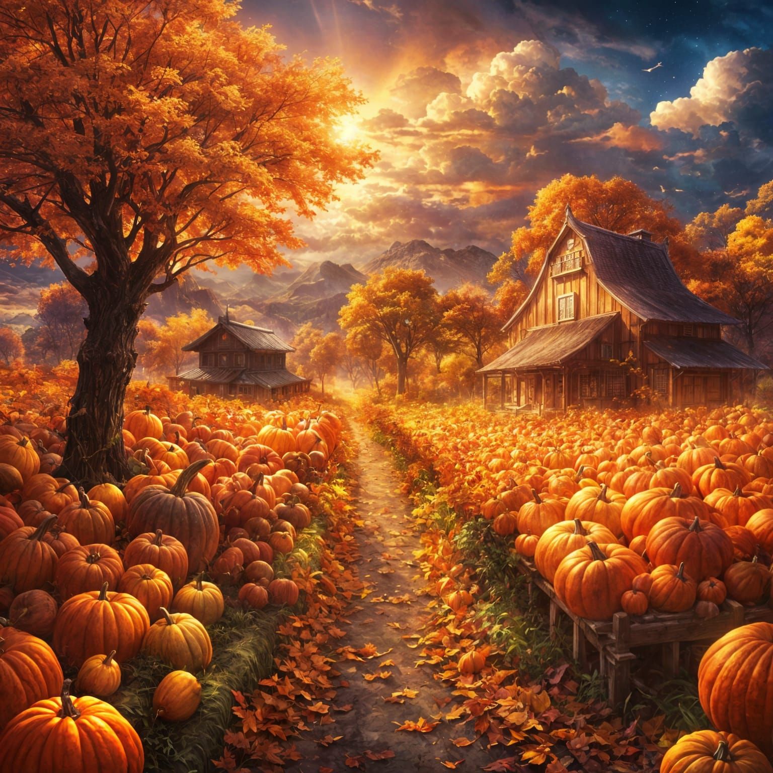 Pumpkin harvest   by @Shelly