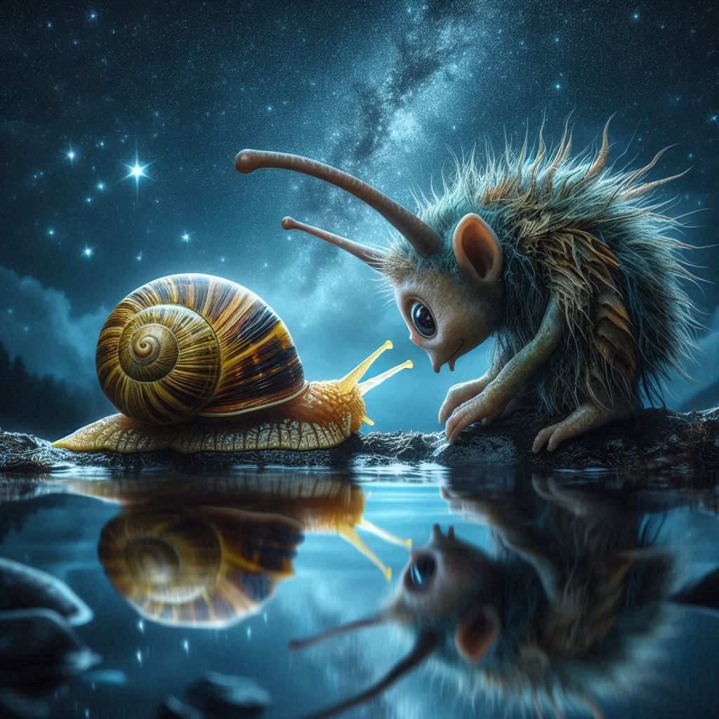 Snail and Bugbear  by @ragegranny