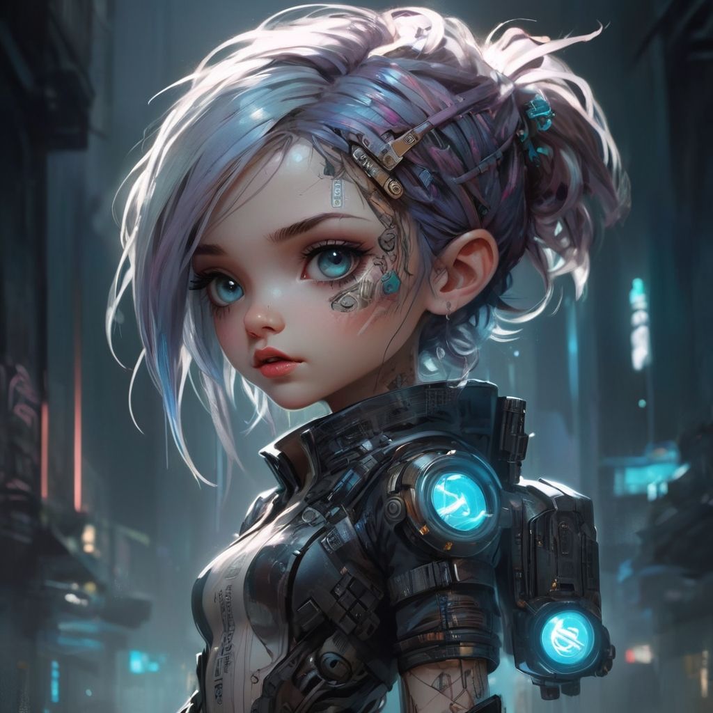 Sammy- Cyberpunk Chibi