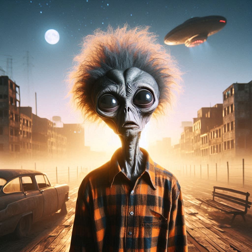 Classified Alien portrait ☣️ Johnny Blondhair