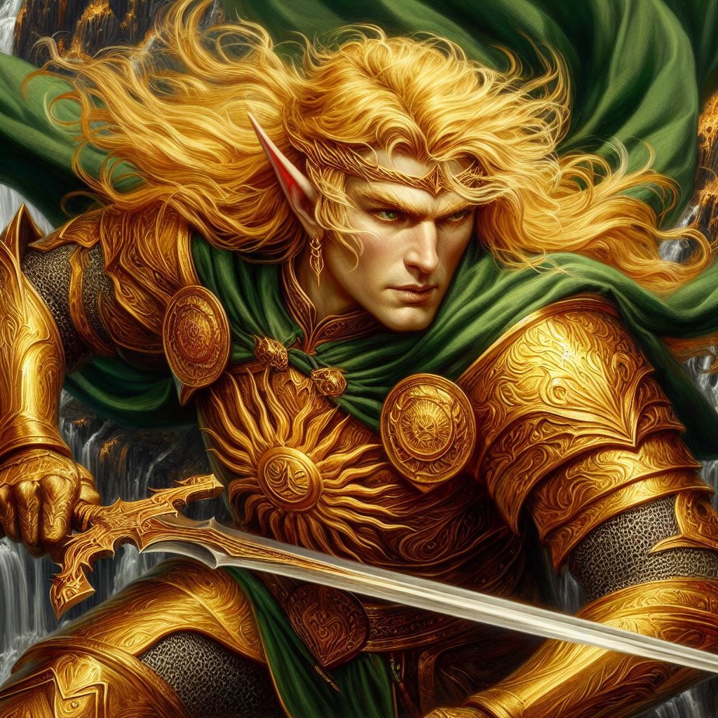 Glorfindel in the battle for Gondolin (Big Glorfindel's series 09) - AI ...