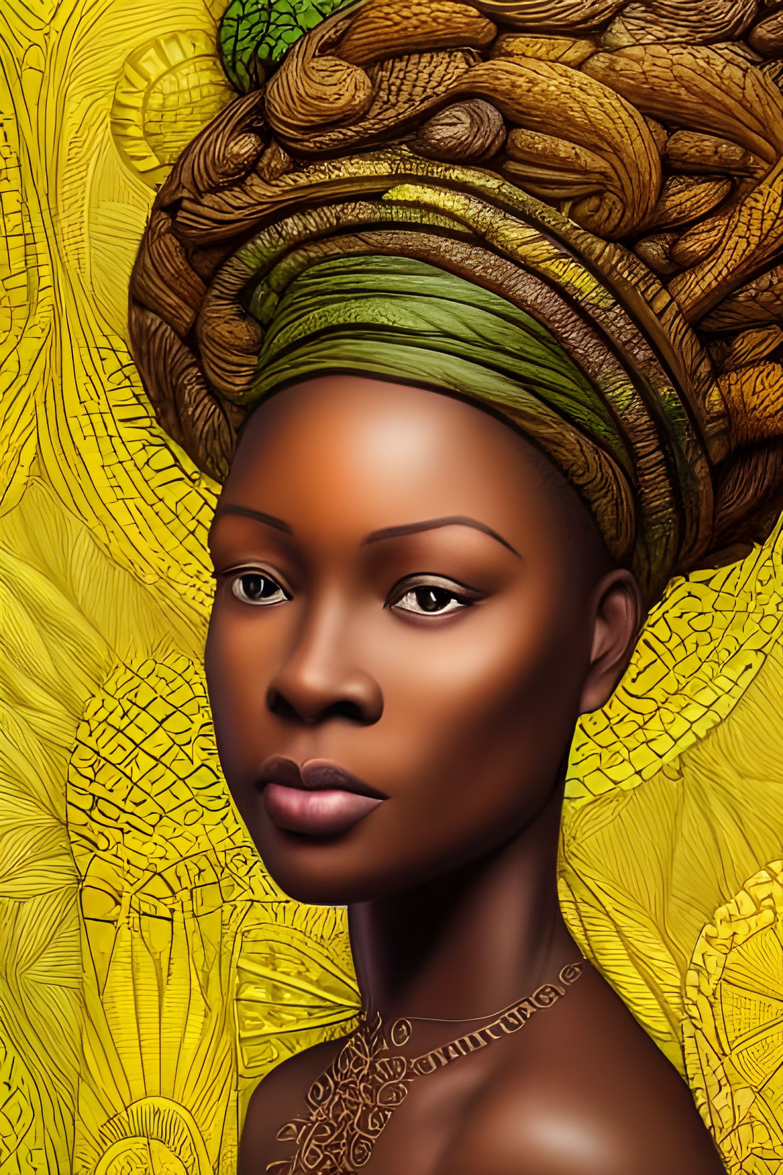 African Queen 8 - AI Generated Artwork - NightCafe Creator