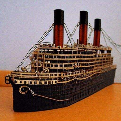 titanic ship steampunk engine