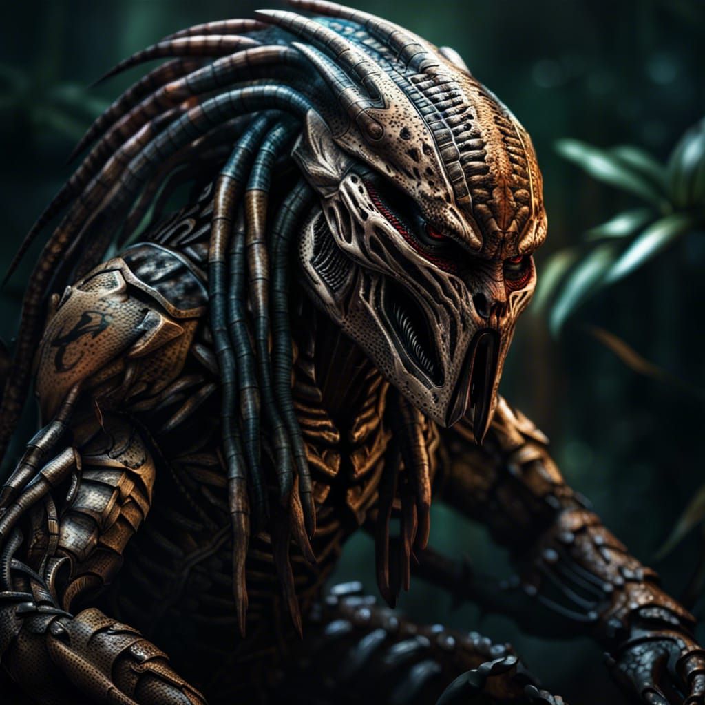 creepy predator . intricate details, HDR, beautifully shot ...