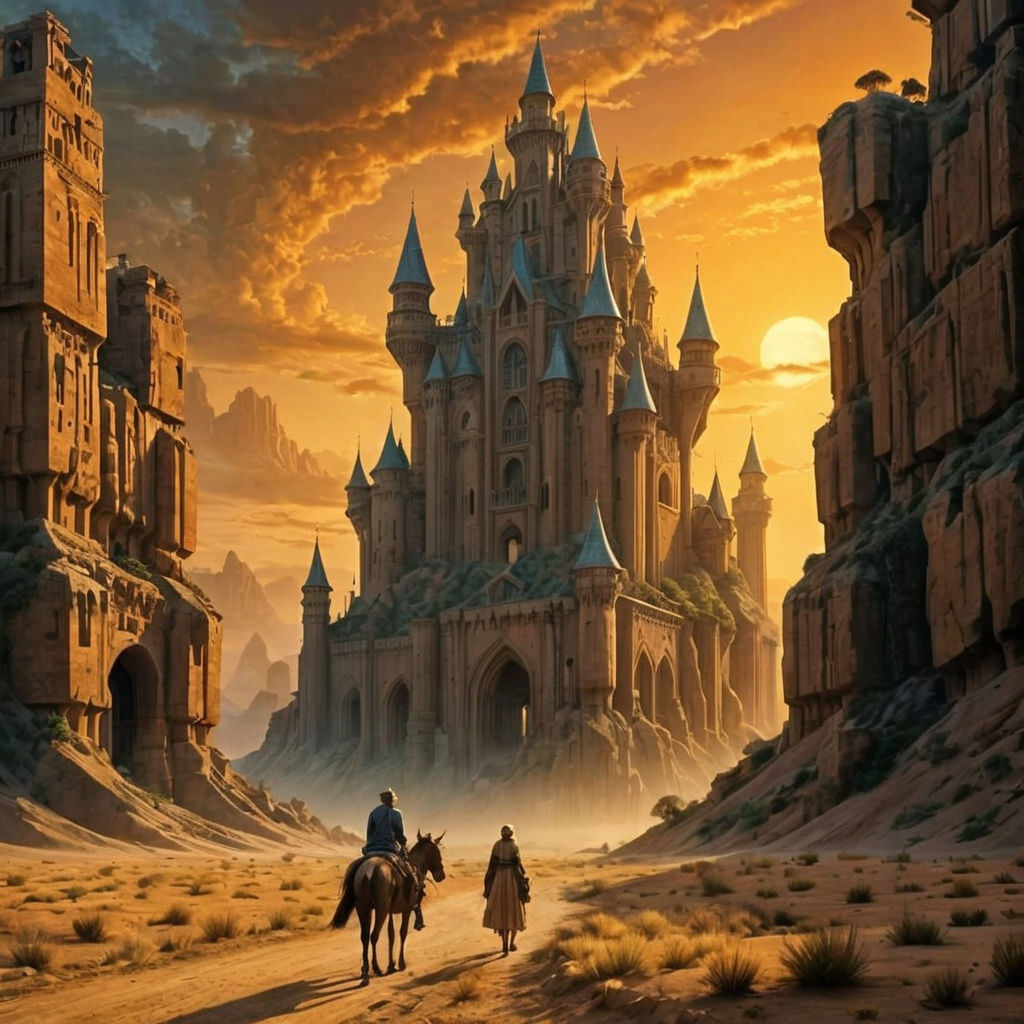 The hidden castle in the middle of the desert  by @ThomasG