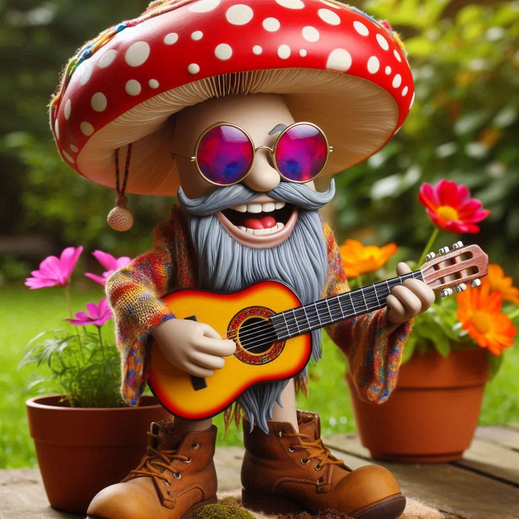 Crazy Hippie Mushroom