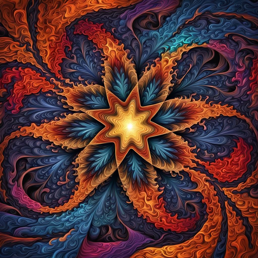 Electro-magnetic Star