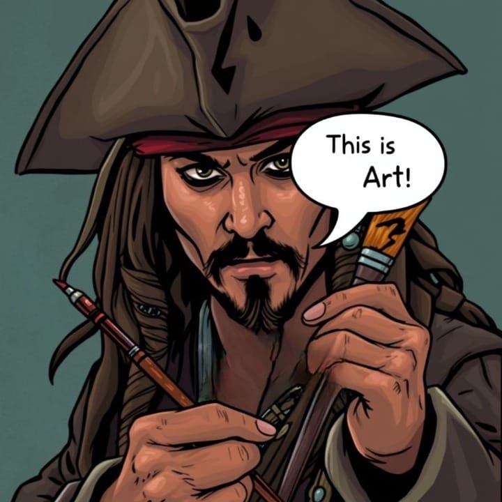 "This is Art!" - Jack Sparrow appreciates your Work.
