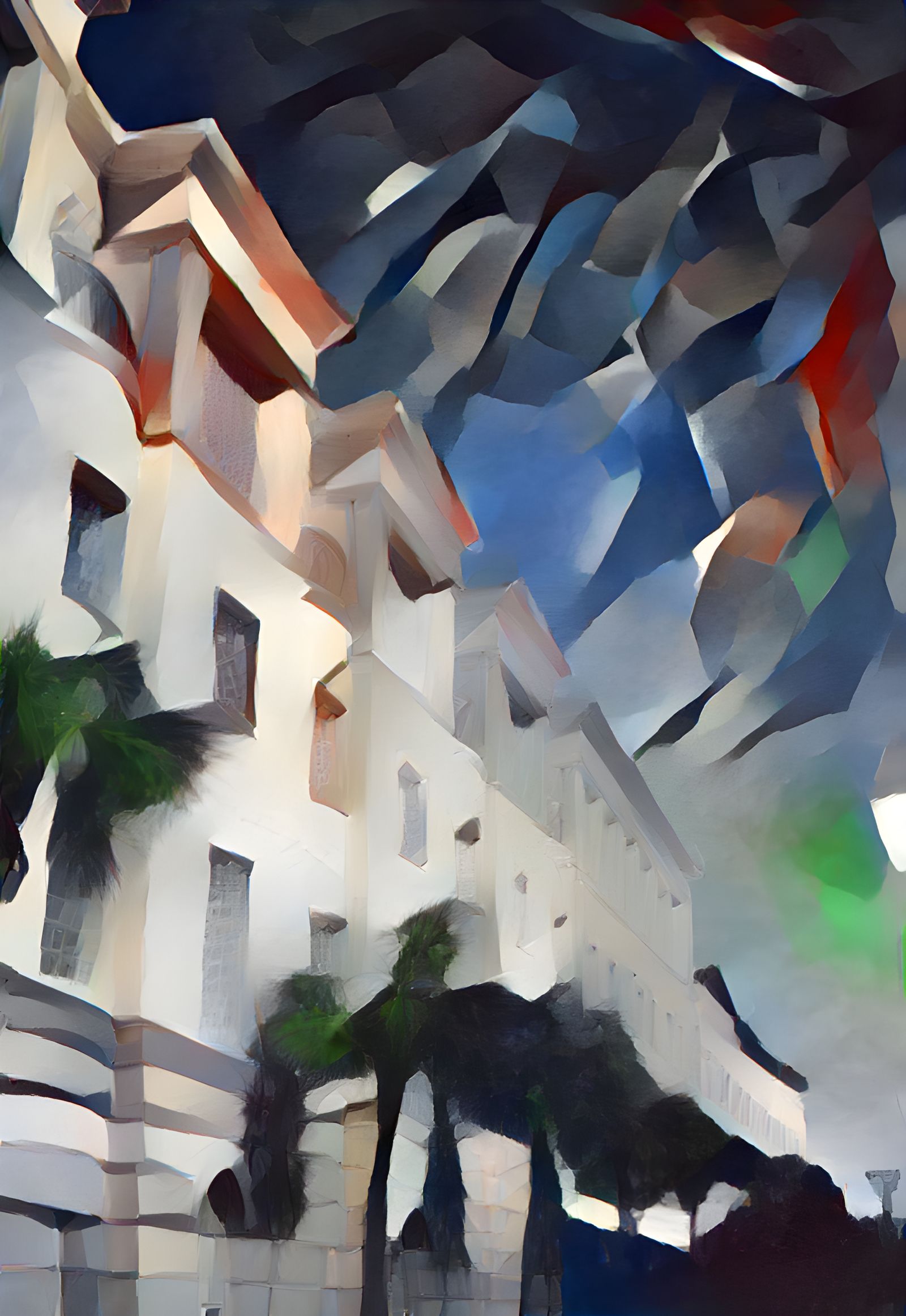 abstract city