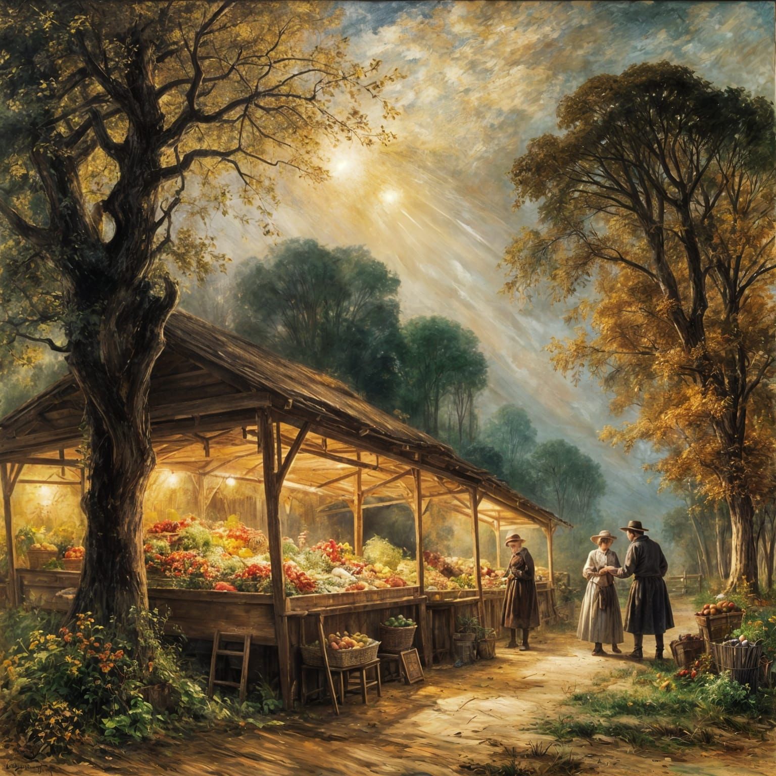 Rustic Fruit Stand   by @Shayera1001