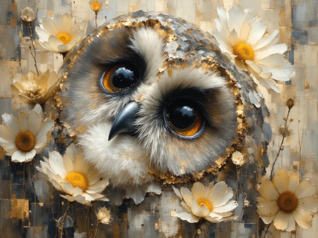 Sweet Barred Owl  by @lollipea