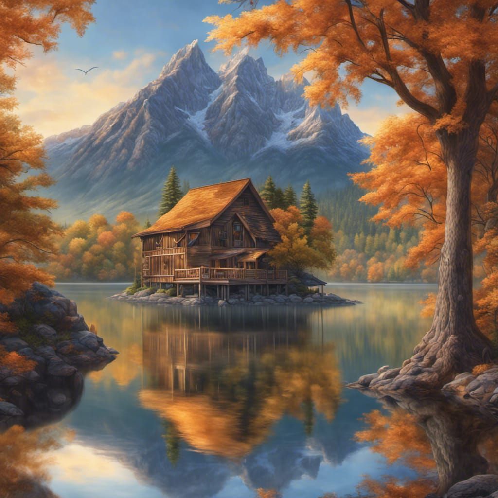 Cabin living  by @Mapleaf100color