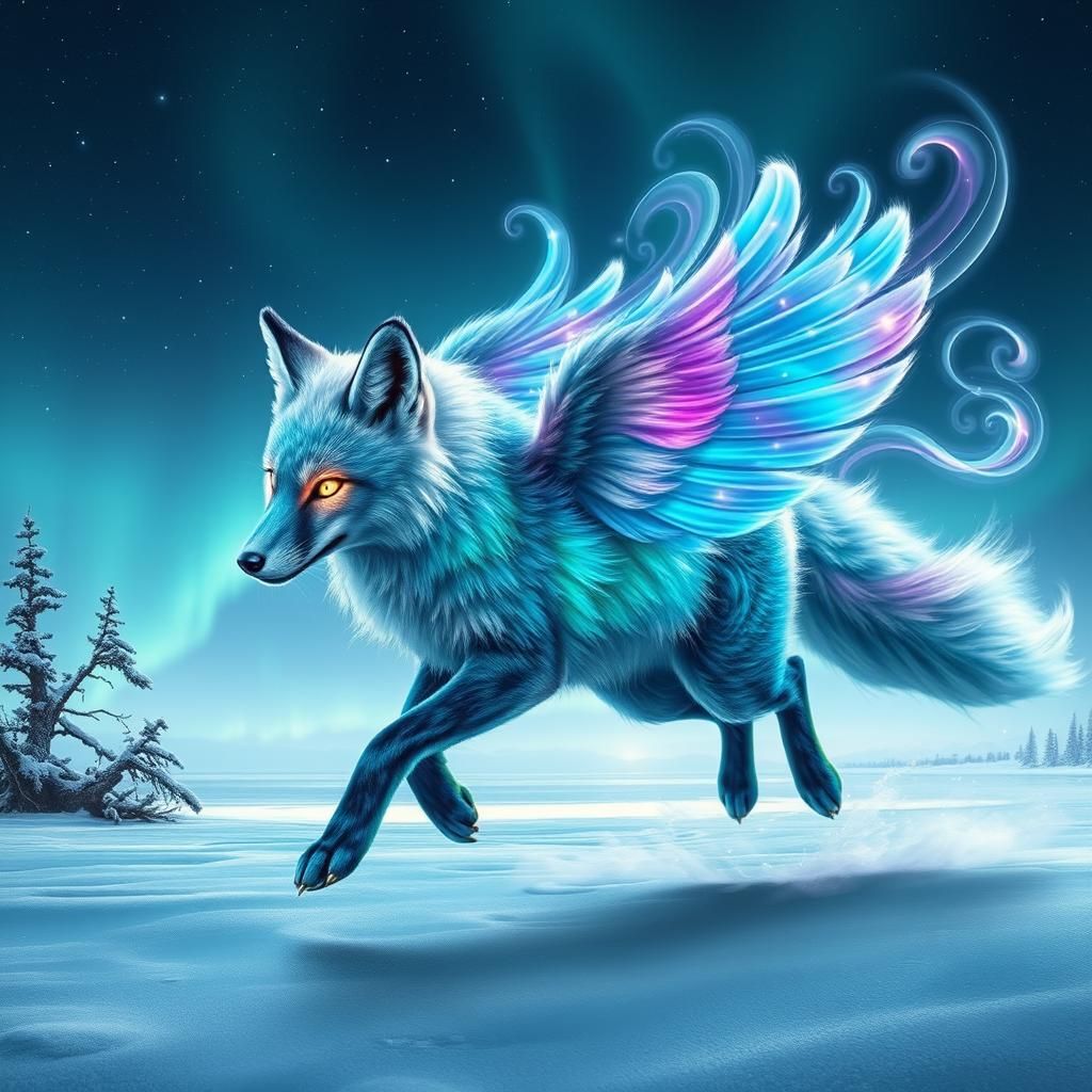 Fox of the Northern Lights