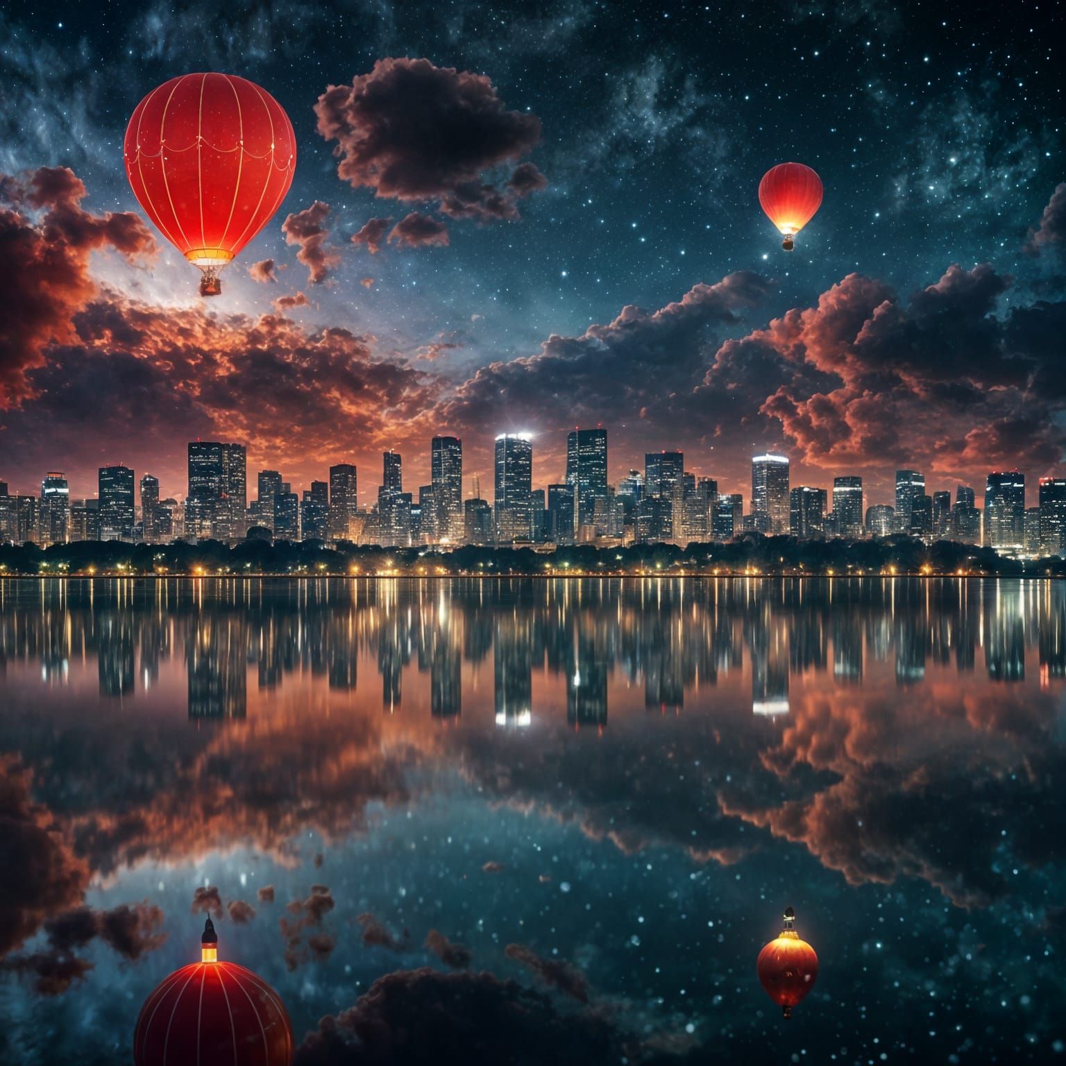 Red balloons