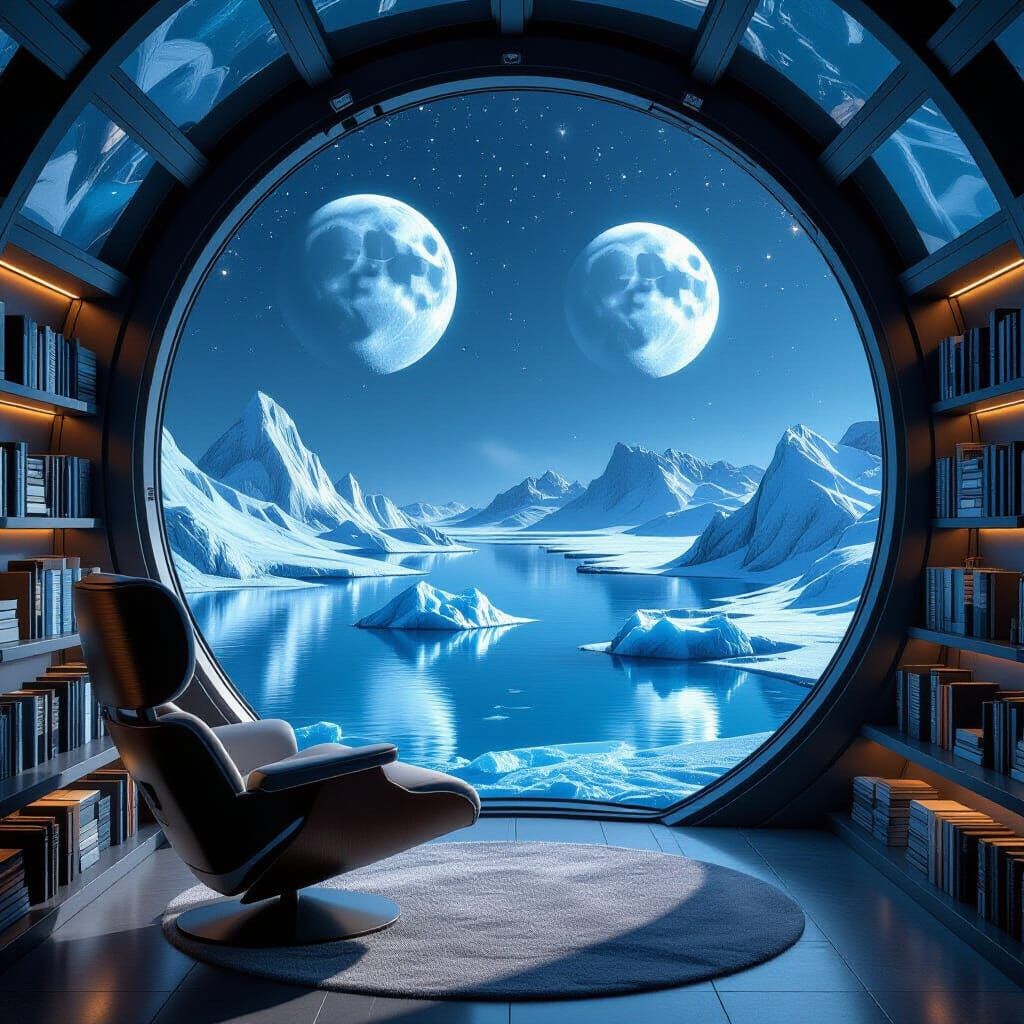 The comforts of Earth on alien shores