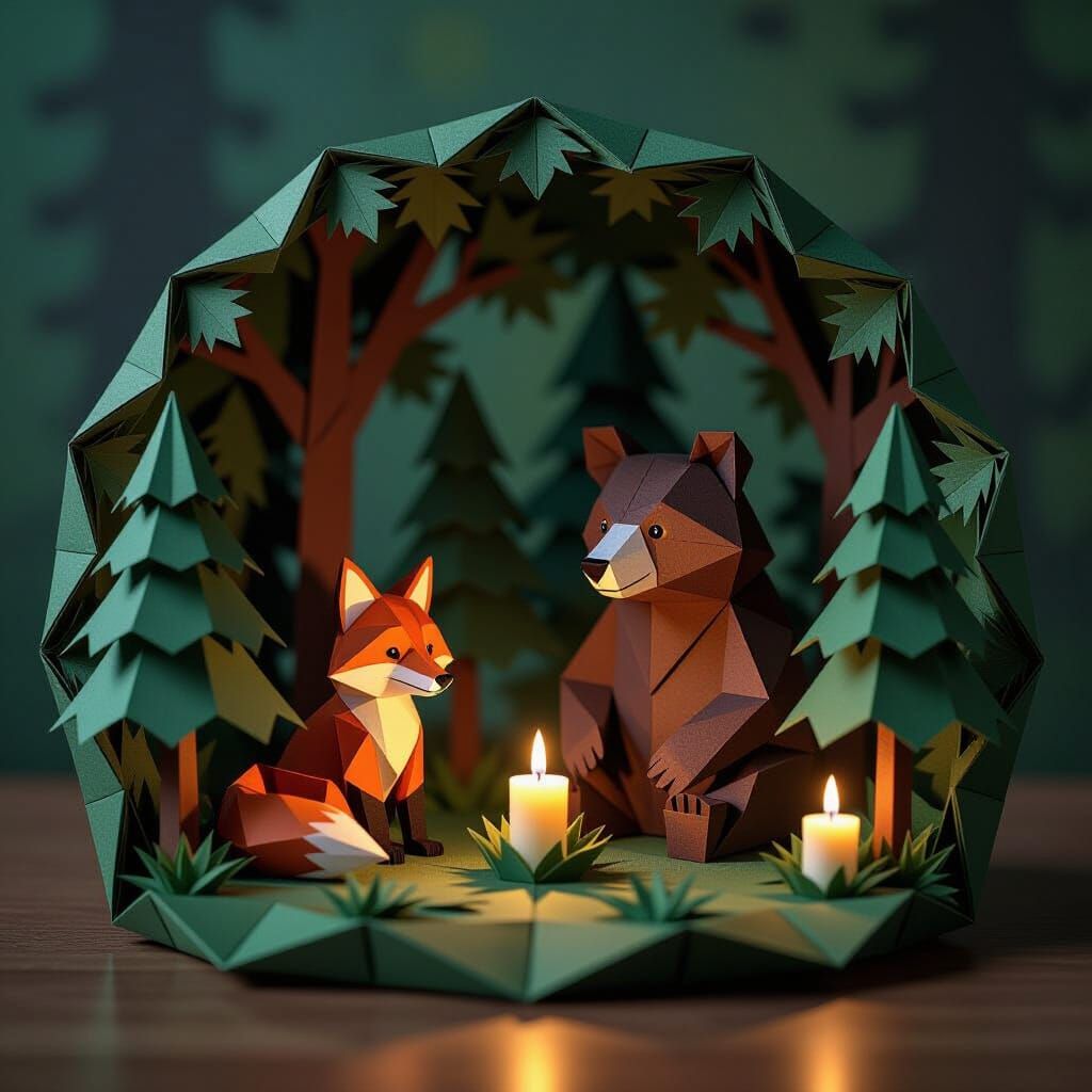 Evening in the forest   by @DAN Klorix