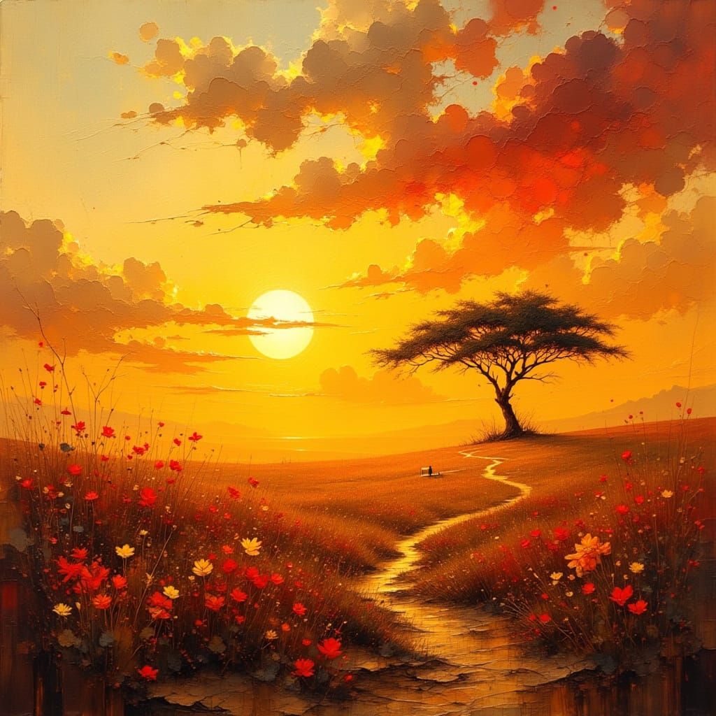 African savanna landscape  by @Seadbeady Blogs