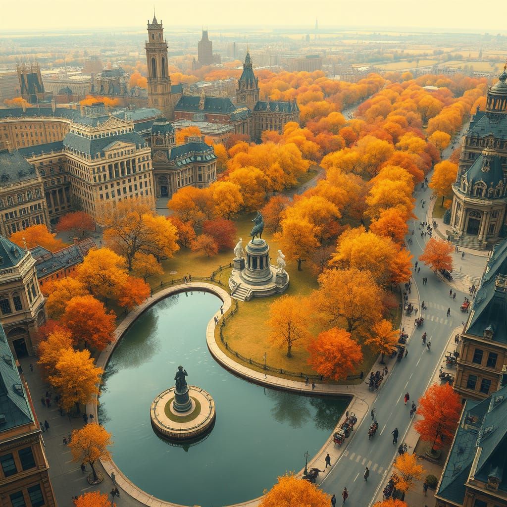 The city in fall  by @Markus