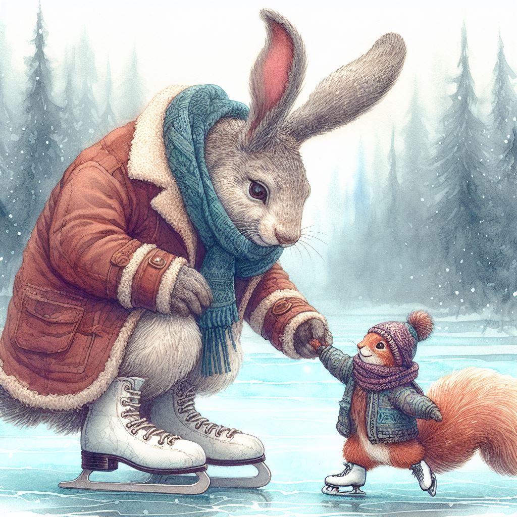 Learning to ice skate