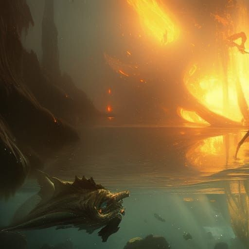 fire underwater