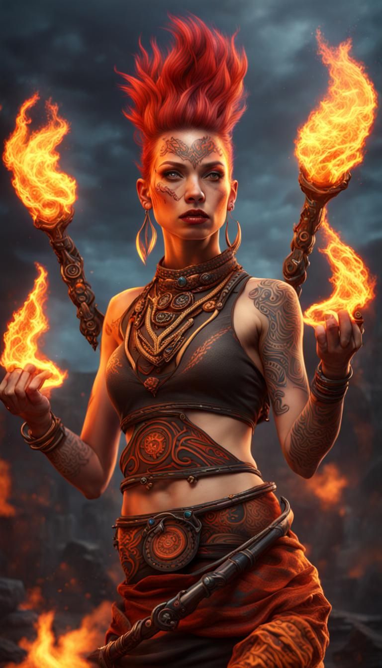Punk firebender