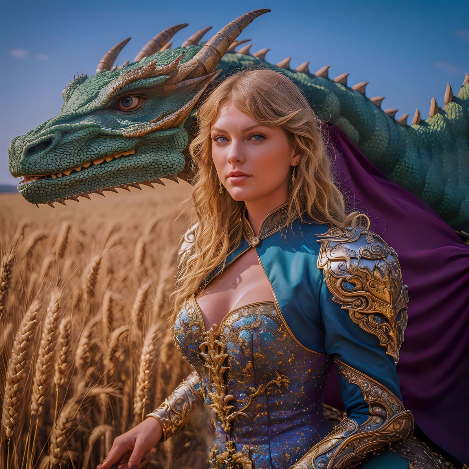Taylor As a Noble Dragon Rider
