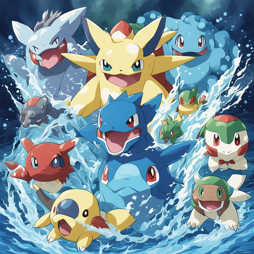  Legendary Water Pokémon 