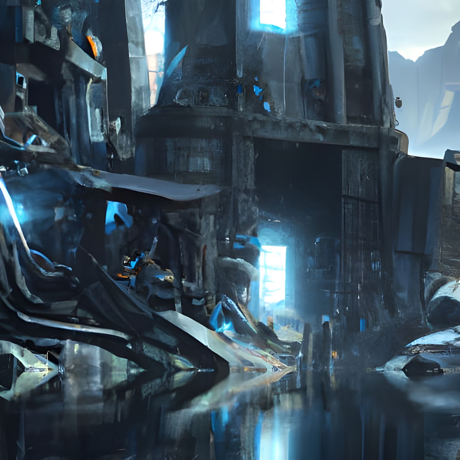Ghost Recon Breakpoint Matte Painting in Unreal Engine 5