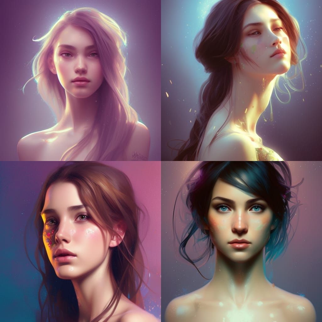 Pretty Girls - AI Generated Artwork - NightCafe Creator