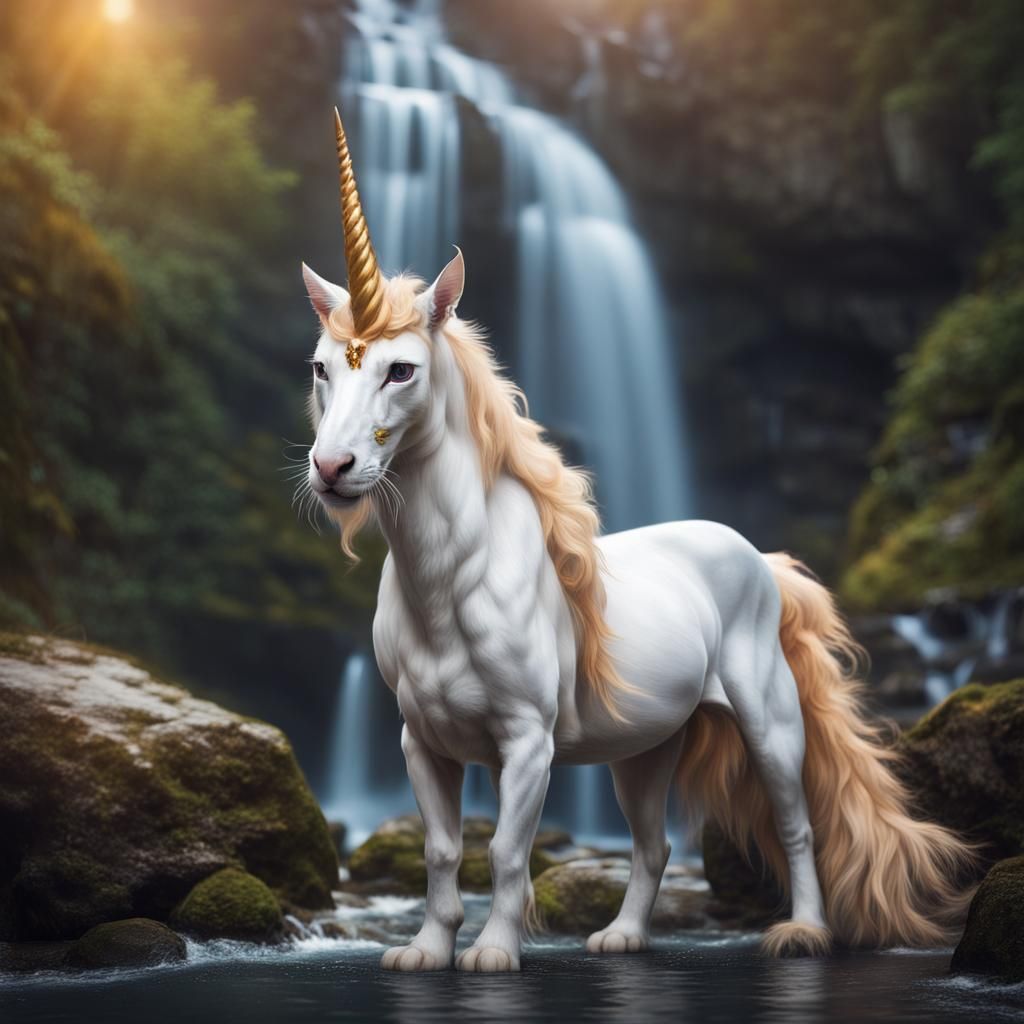 Miniature unicorn cat ~