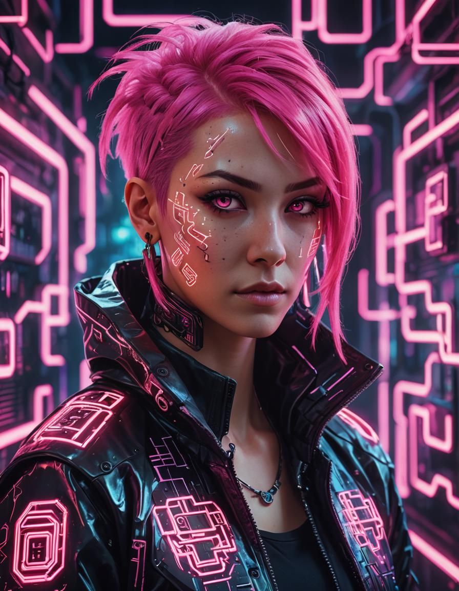 Cyberpunk Hacker