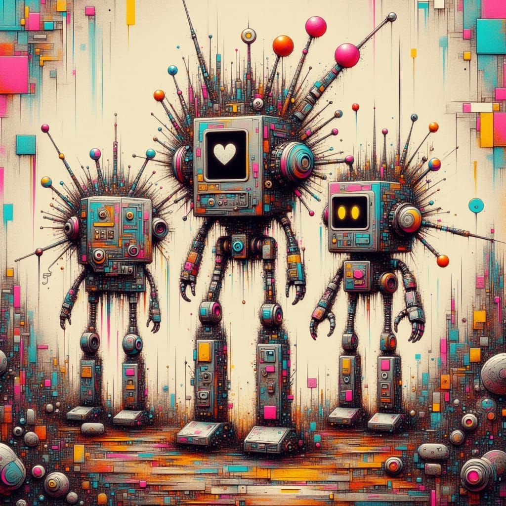 Dot colage  by @DrMiki