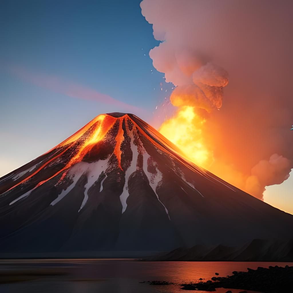 Volcanic Eruption Landscape