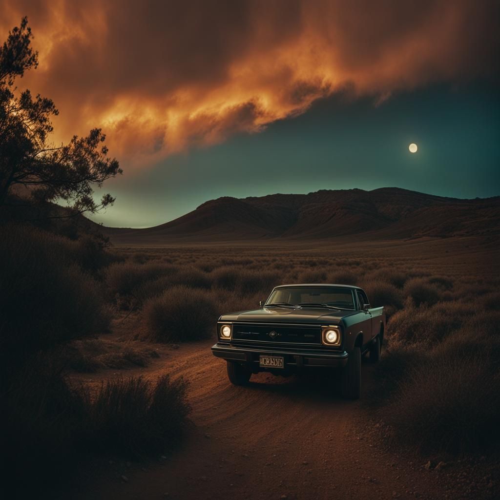 Ferrari Airplane Ship: Cinematic Film Still