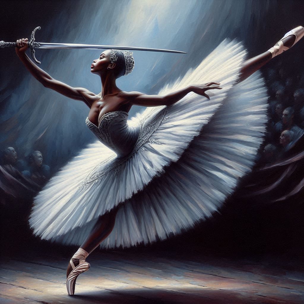 Her moves was as graceful as her dancing