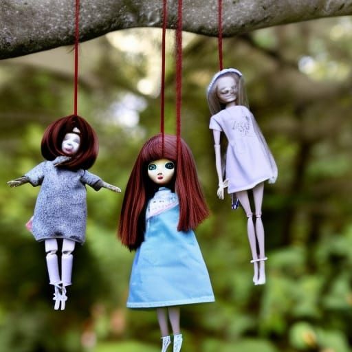 Dolls on Tree