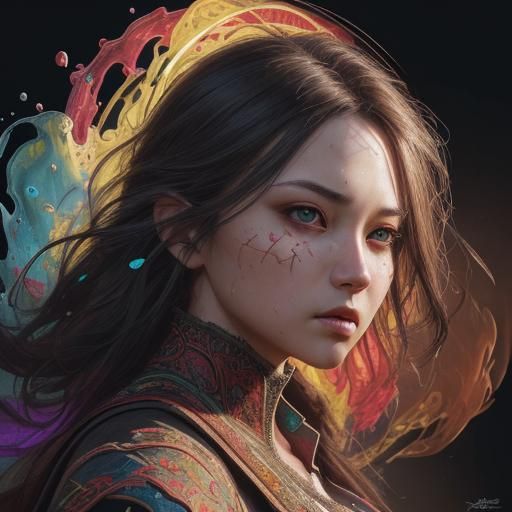 storming girl