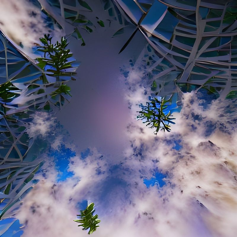 looking-up-at-the-sky-ai-generated-artwork-nightcafe-creator