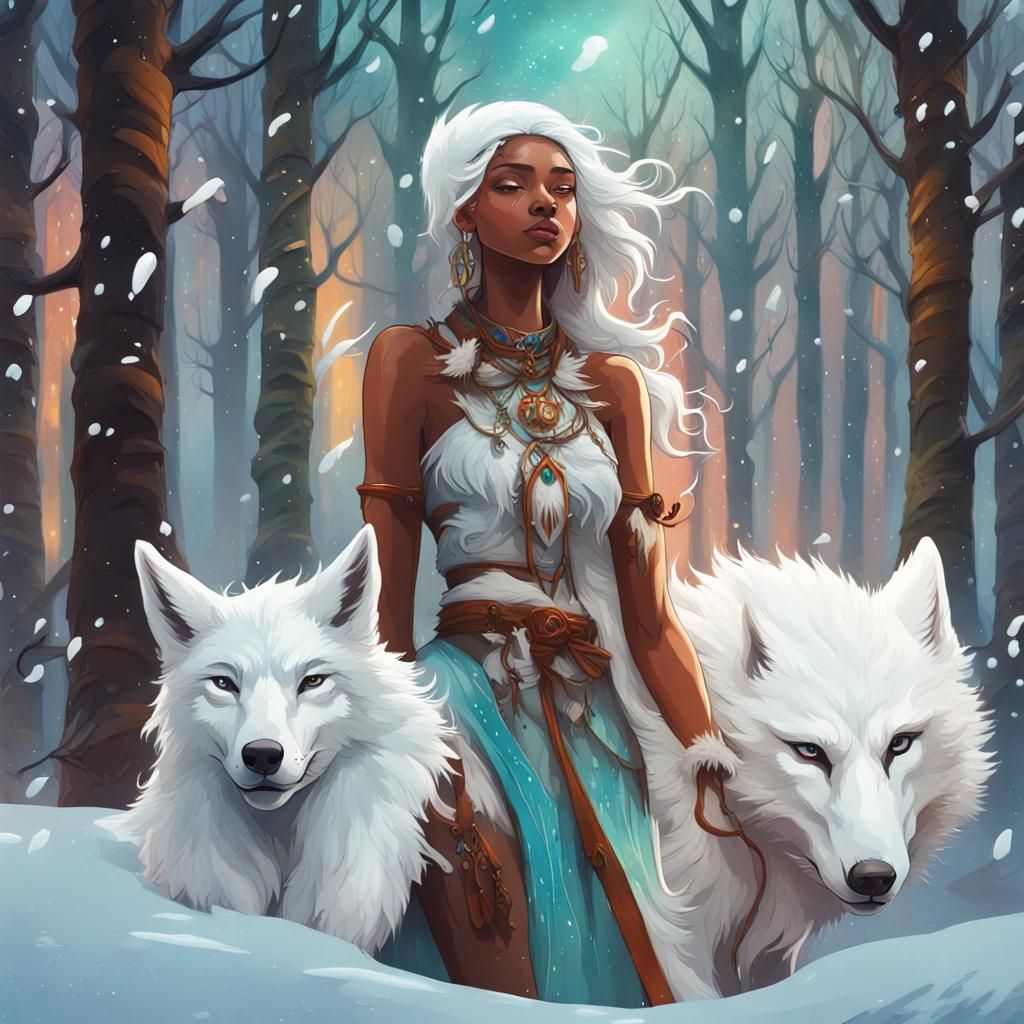 Wolf Leader - AI Generated Artwork - NightCafe Creator