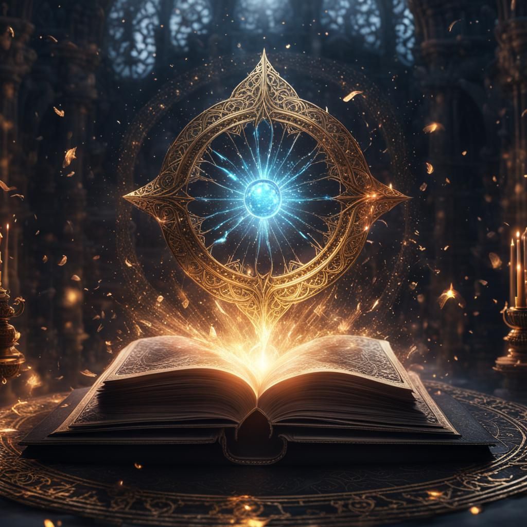 Magic book - AI Generated Artwork - NightCafe Creator