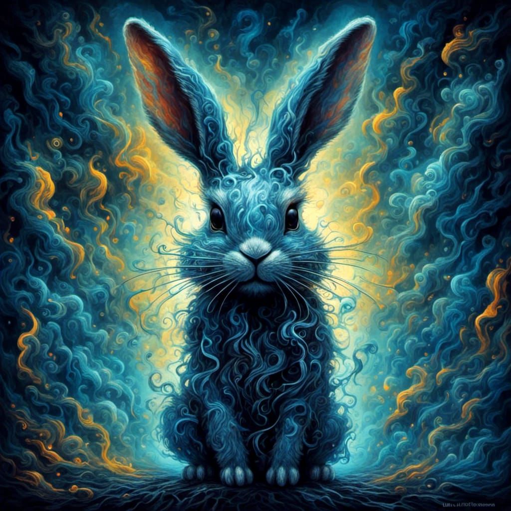 Ein Hasi 🐰 Danke Inspiration GullyDJ<lora:Ghostly:1.0>    by @Moonfly