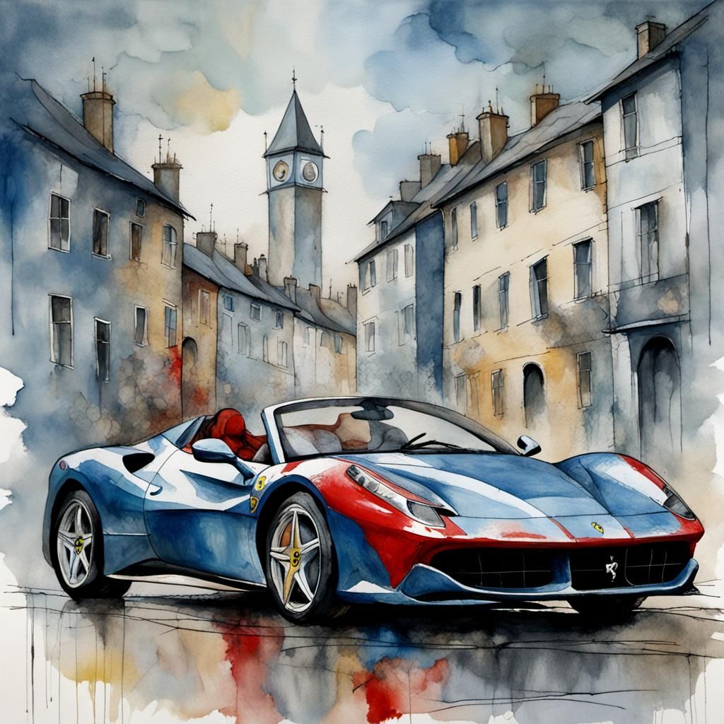 A Ferrari  by @Pigfarmer Jr