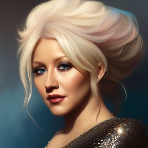Ask The Ai Christina Aguilera 3 Ai Generated Artwork Nightcafe Creator 