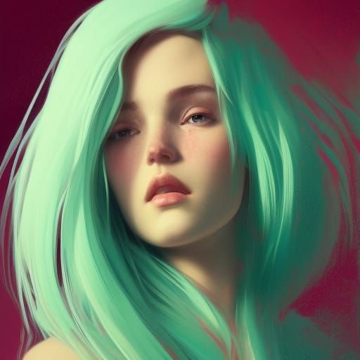 mint green - AI Generated Artwork - NightCafe Creator