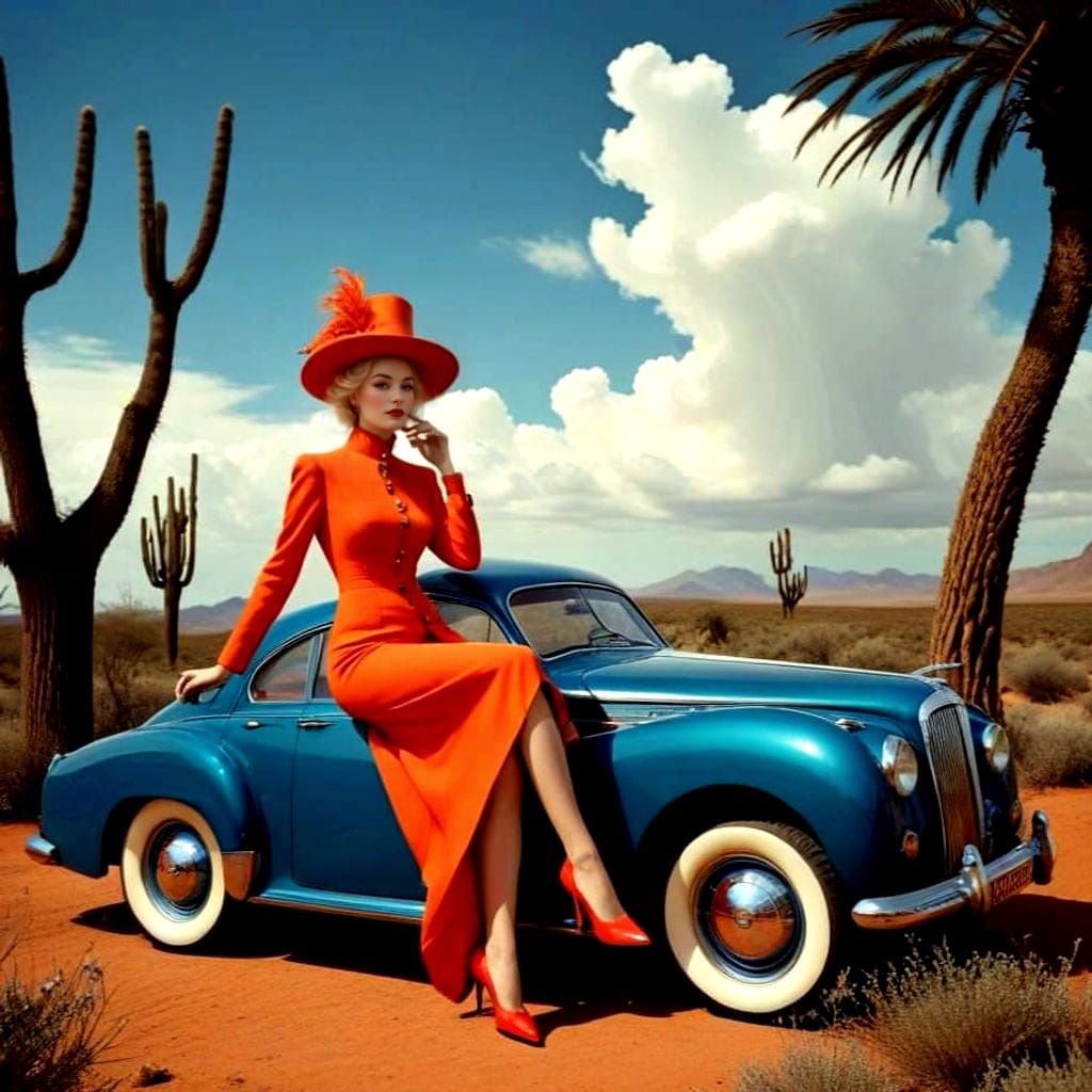 Surrealistic Ladies in Exotic Fantasy Landscapes