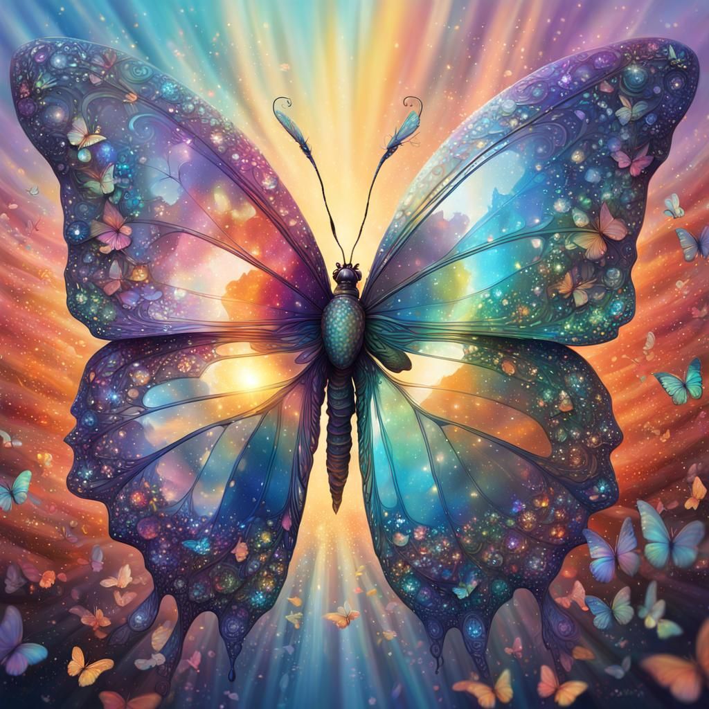 sunrise butterfly  by @eliza bennet