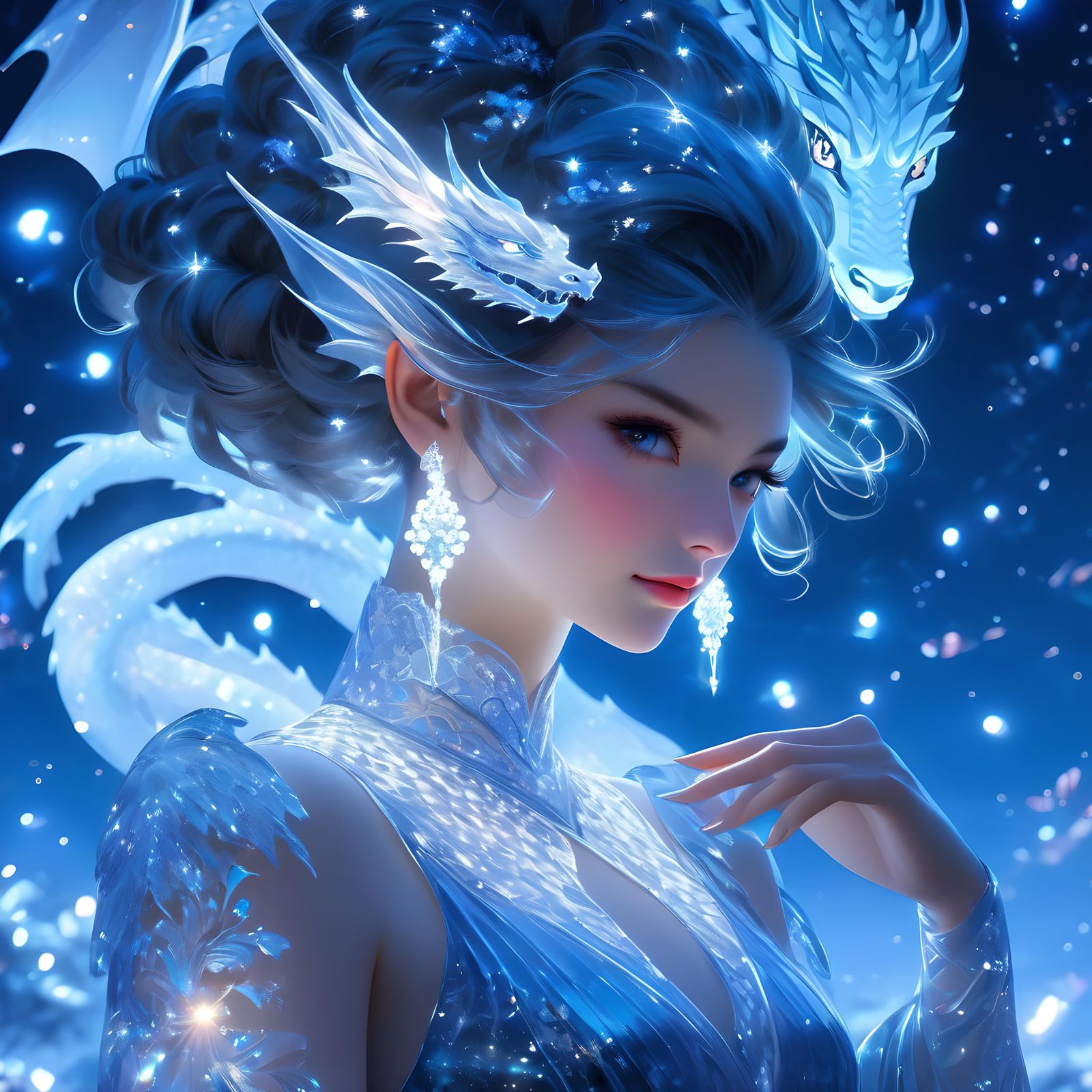 Queen of ice dragons