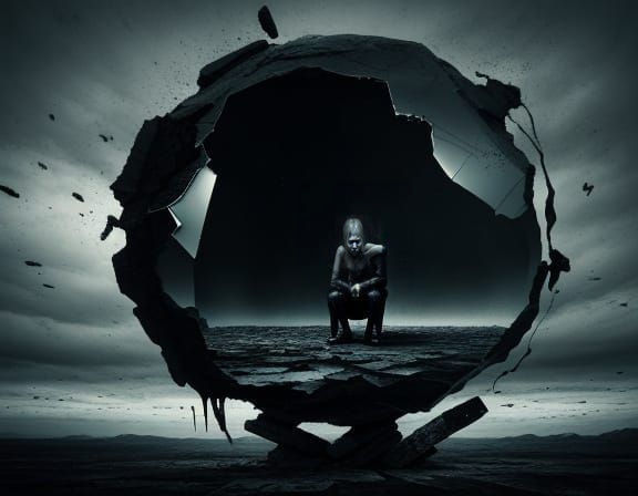 sad. lonely. powerless.  by @char